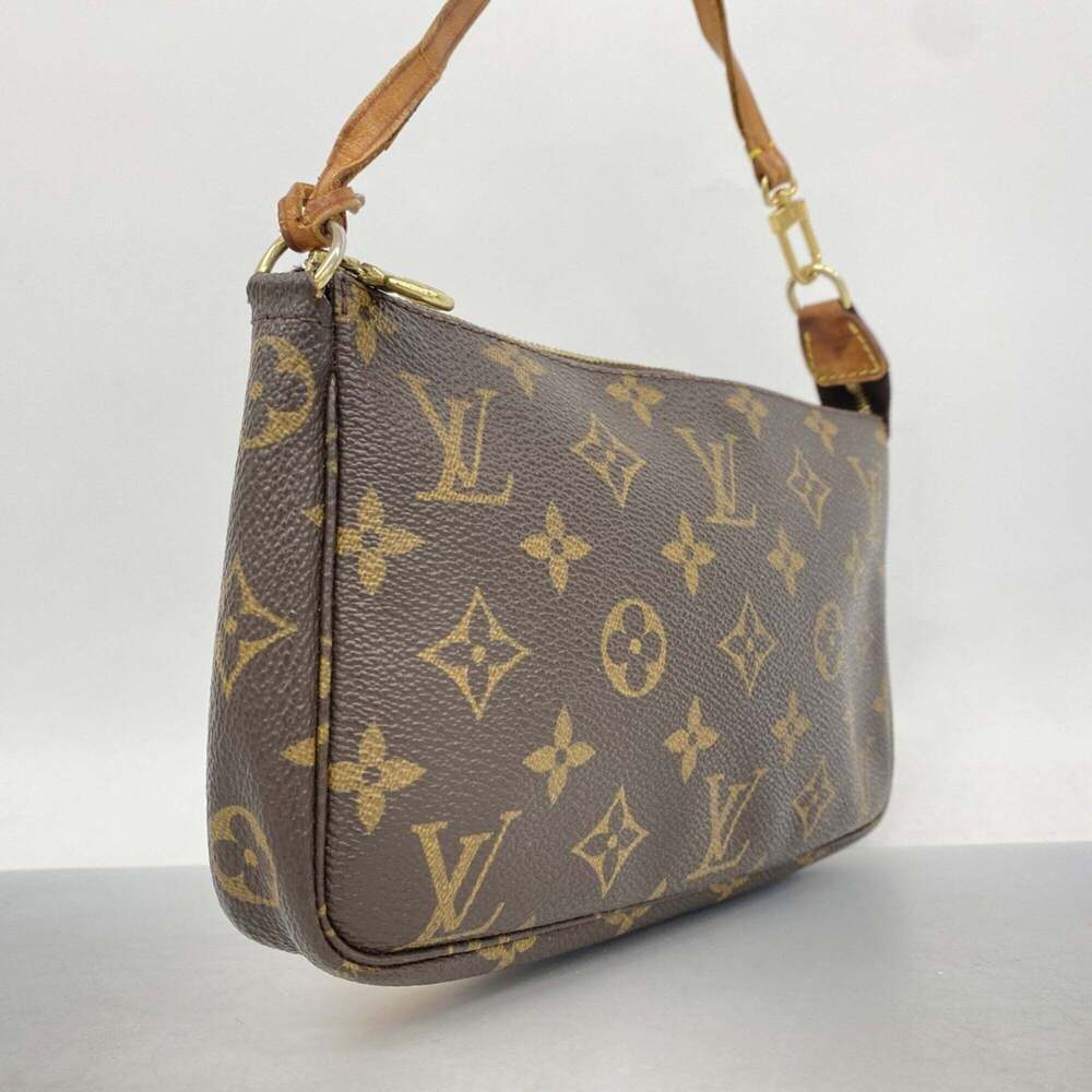 LOUIS VUITTON Brown Monogram Pochette Pouch - Picture 2 of 11
